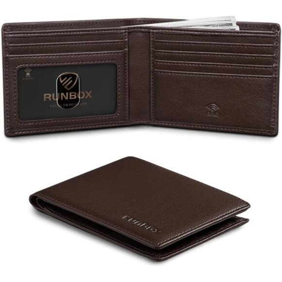 Other - Wallet for Men,Mens Wallet,Slim Leather Bifold,RFID Blocking 8 Slots